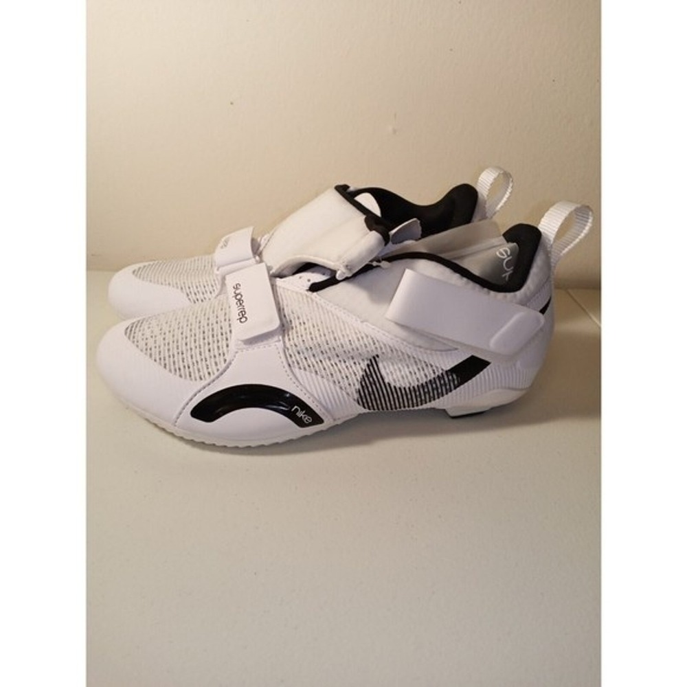 Nike SuperRep Cycle Mens Size 7 Indoor Cycling Shoes White/Black CW2191-100